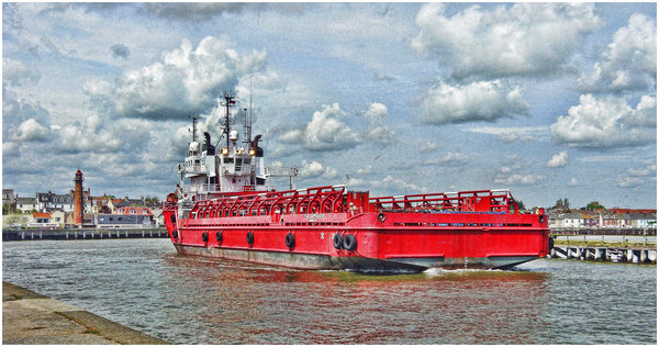 Supply ship