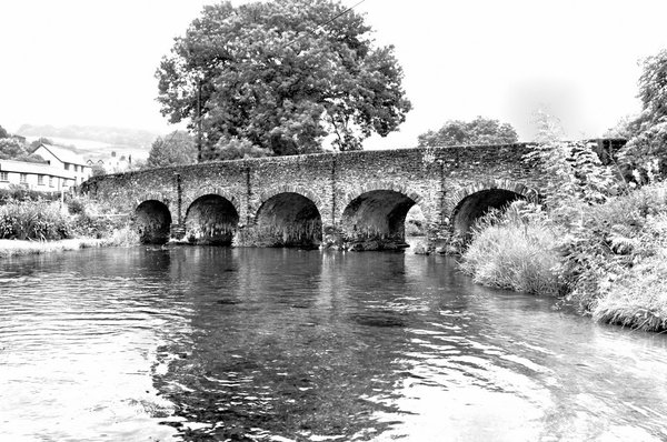 Withypool Bridge in the heart of Exmoor