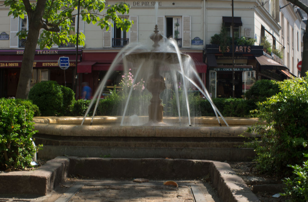 Fountain in Spring