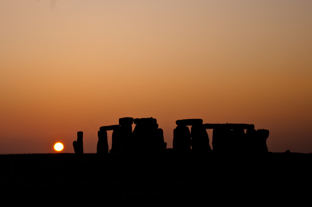 Sunset at Stonehenge