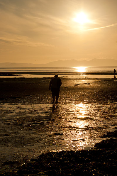 sunset at ayr