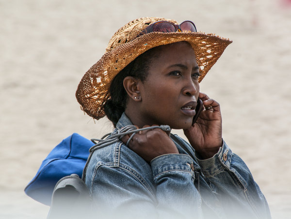 Lady on the Beach