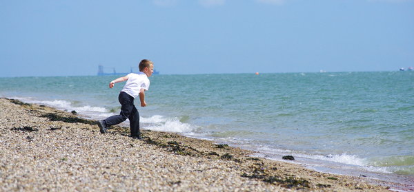 Stone throwing