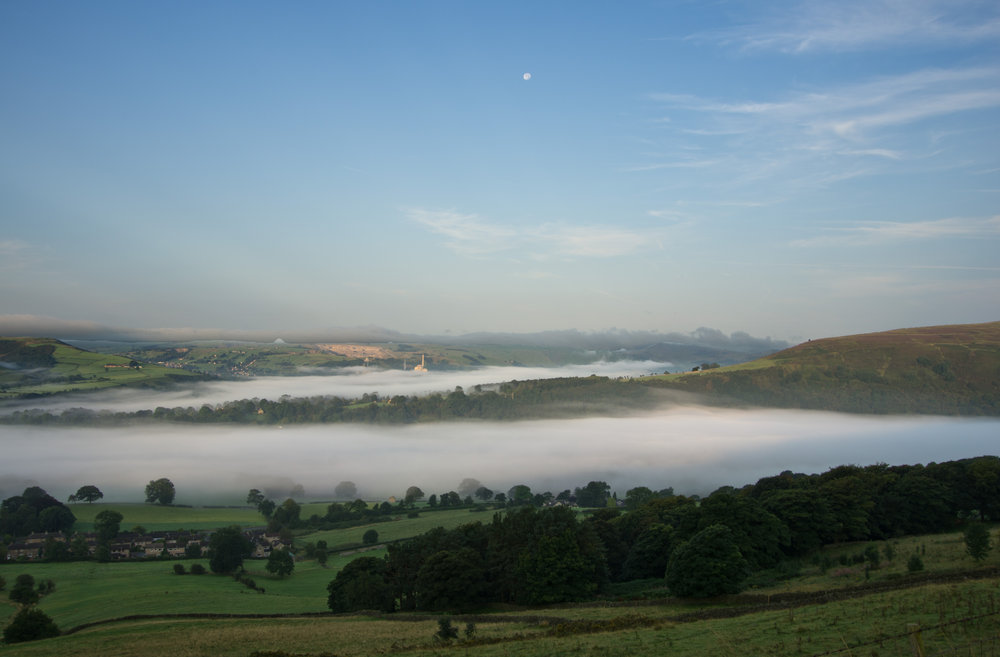 Early Morning Mist in Hope Valley