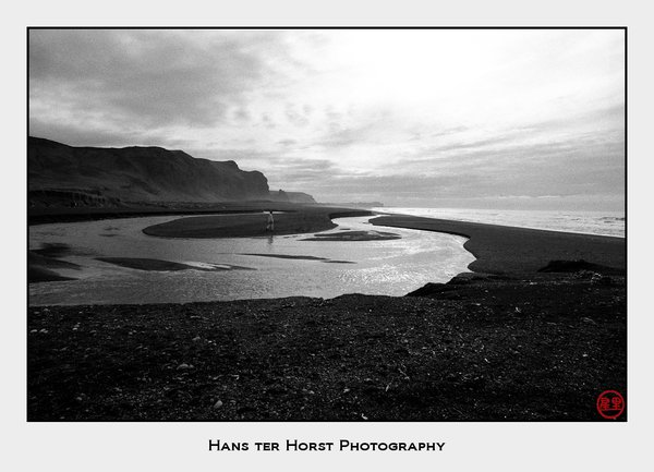 The black beach around V�k � M�rdal, Iceland.