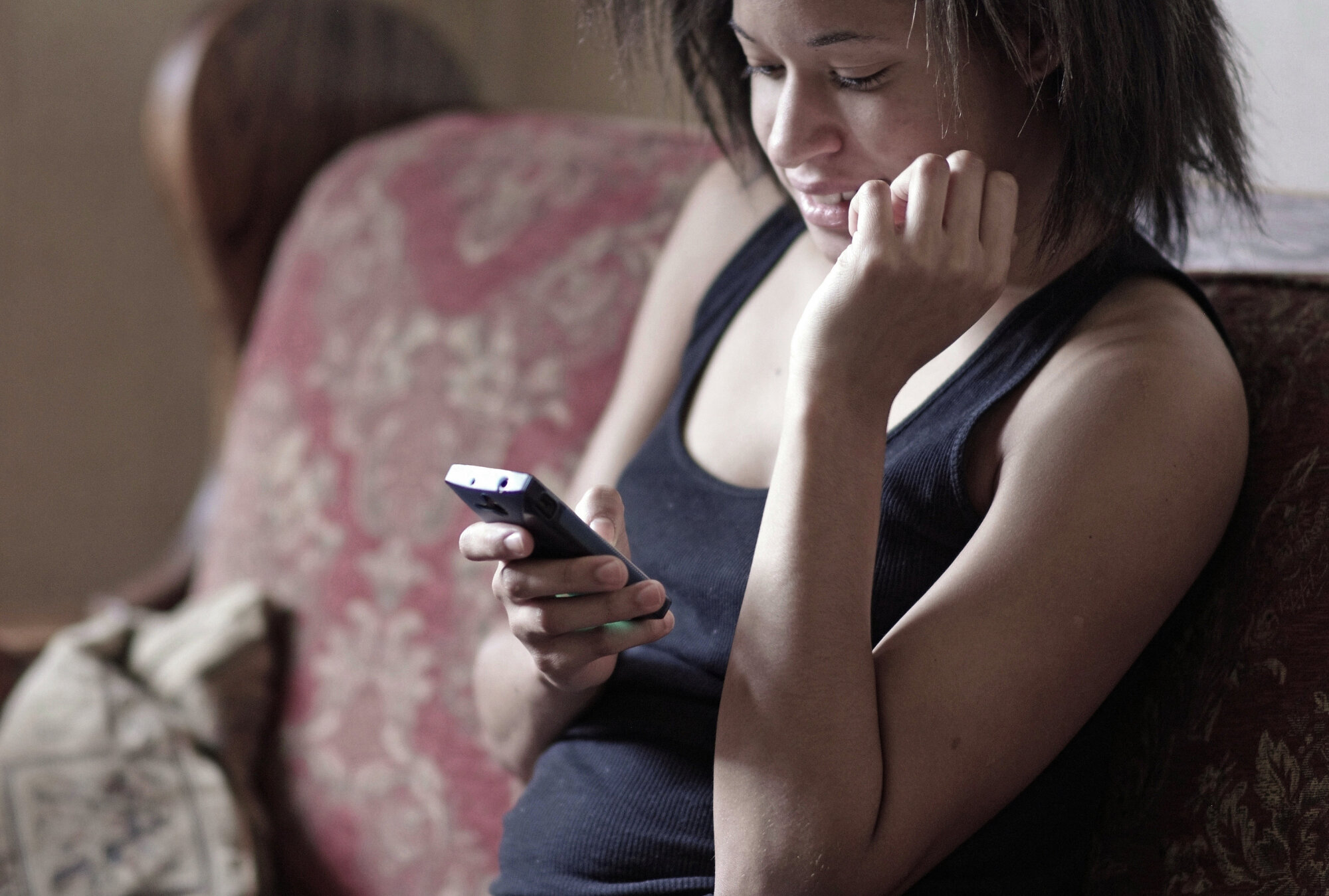 Teen relaxing