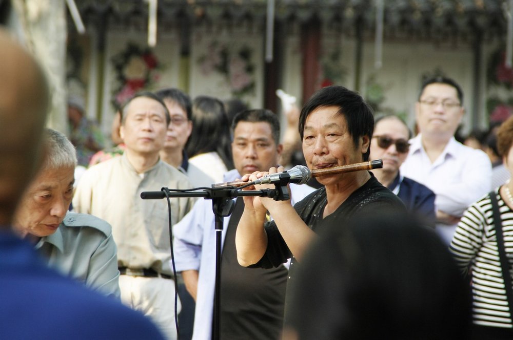 A Chinese Flute Player