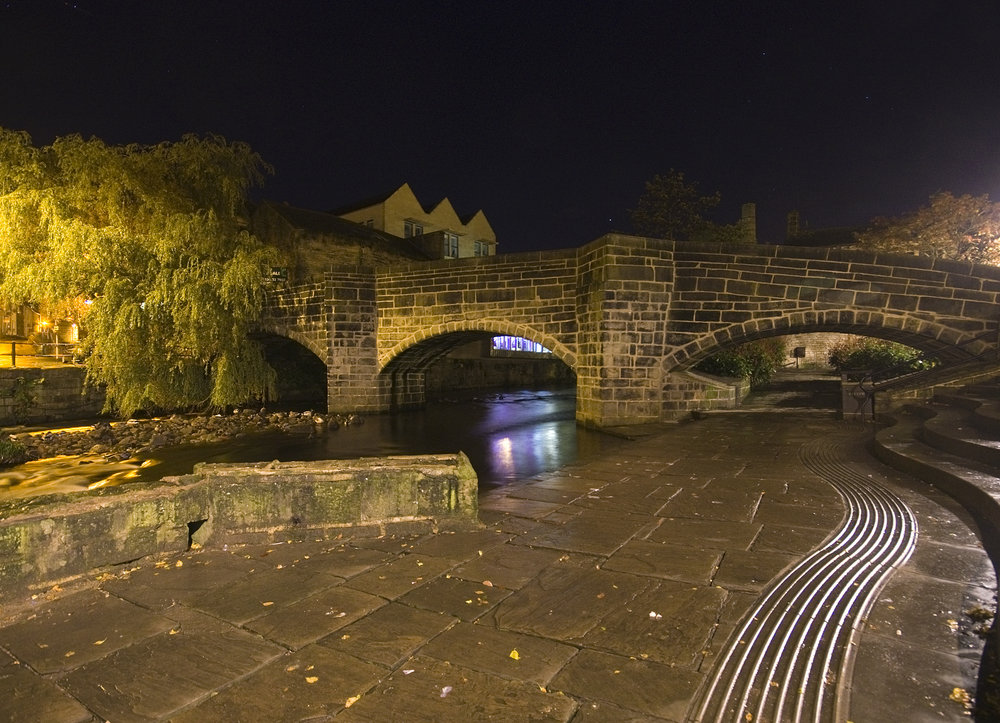 The packhorse bridge, Hebden Bridge.