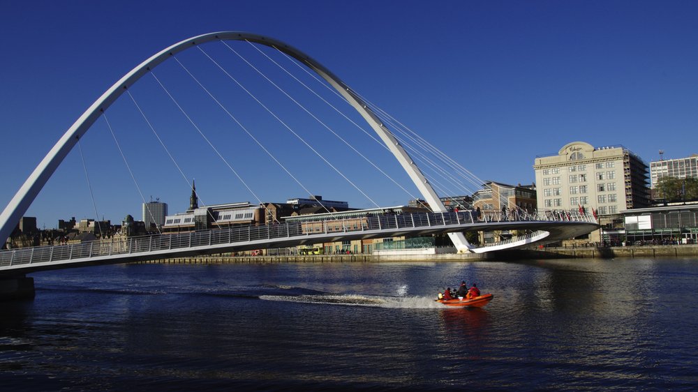 Action Under Millennium Bridge