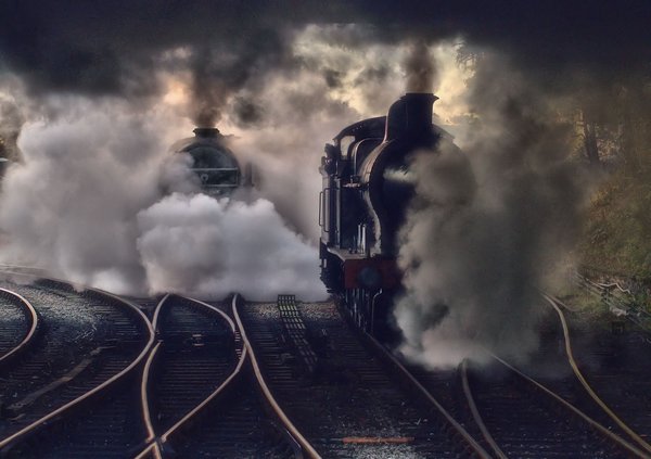 Early morning steam