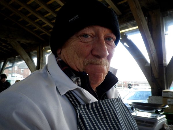 Fishmonger, in Penistone Market.