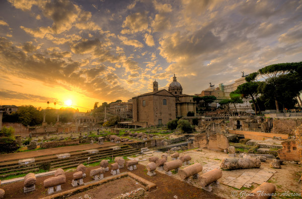 Rome sunset