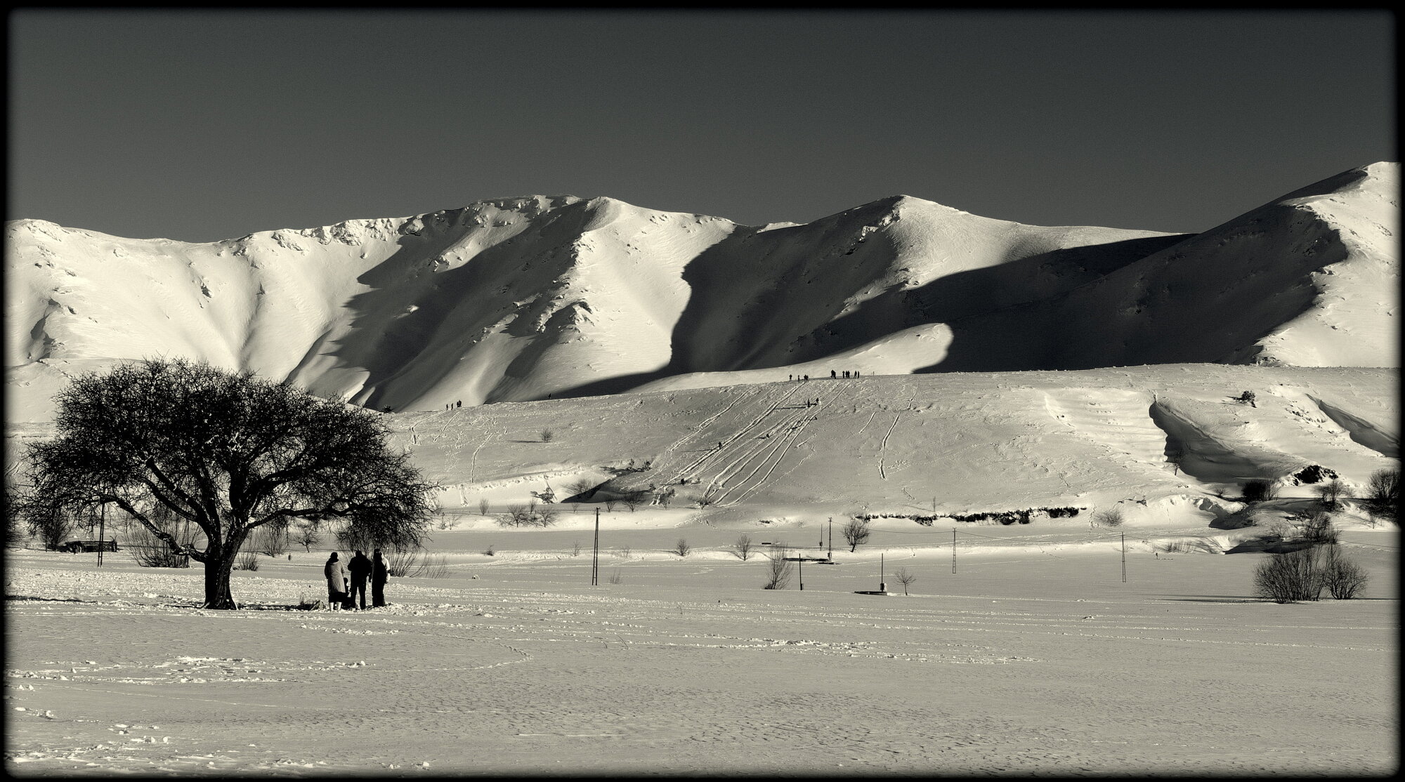 Snowy mountain