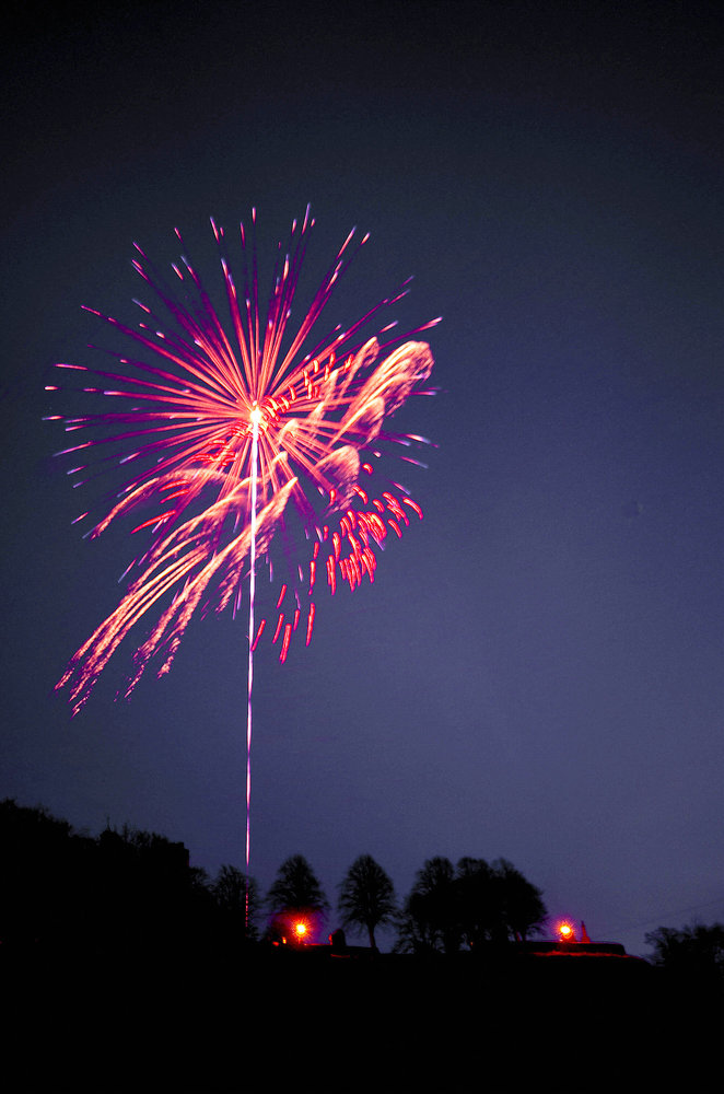 Fireworks at the Castle