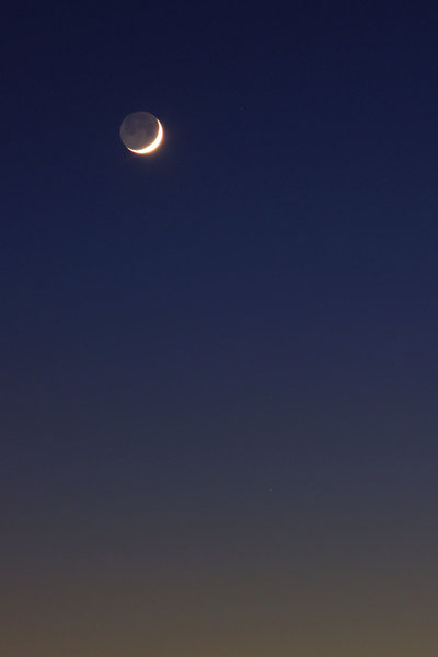 Beautiful moon this evening
