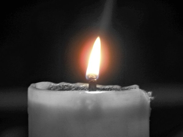 Candle in the darness
