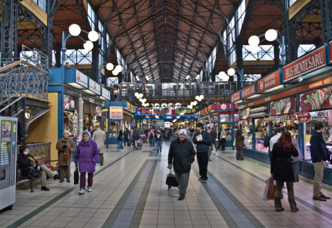 In the market hall Budapest