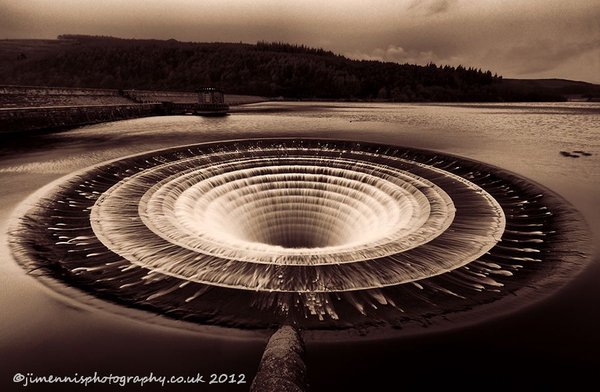 Sink Hole Ladybower reservoir