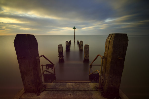 Aberystwyth Jetty, Wales.