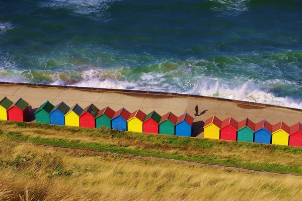 Beach huts