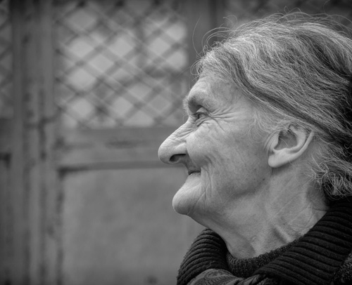 Happy Old Lady
