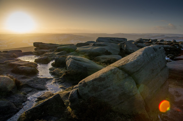 Stanage sunset 2