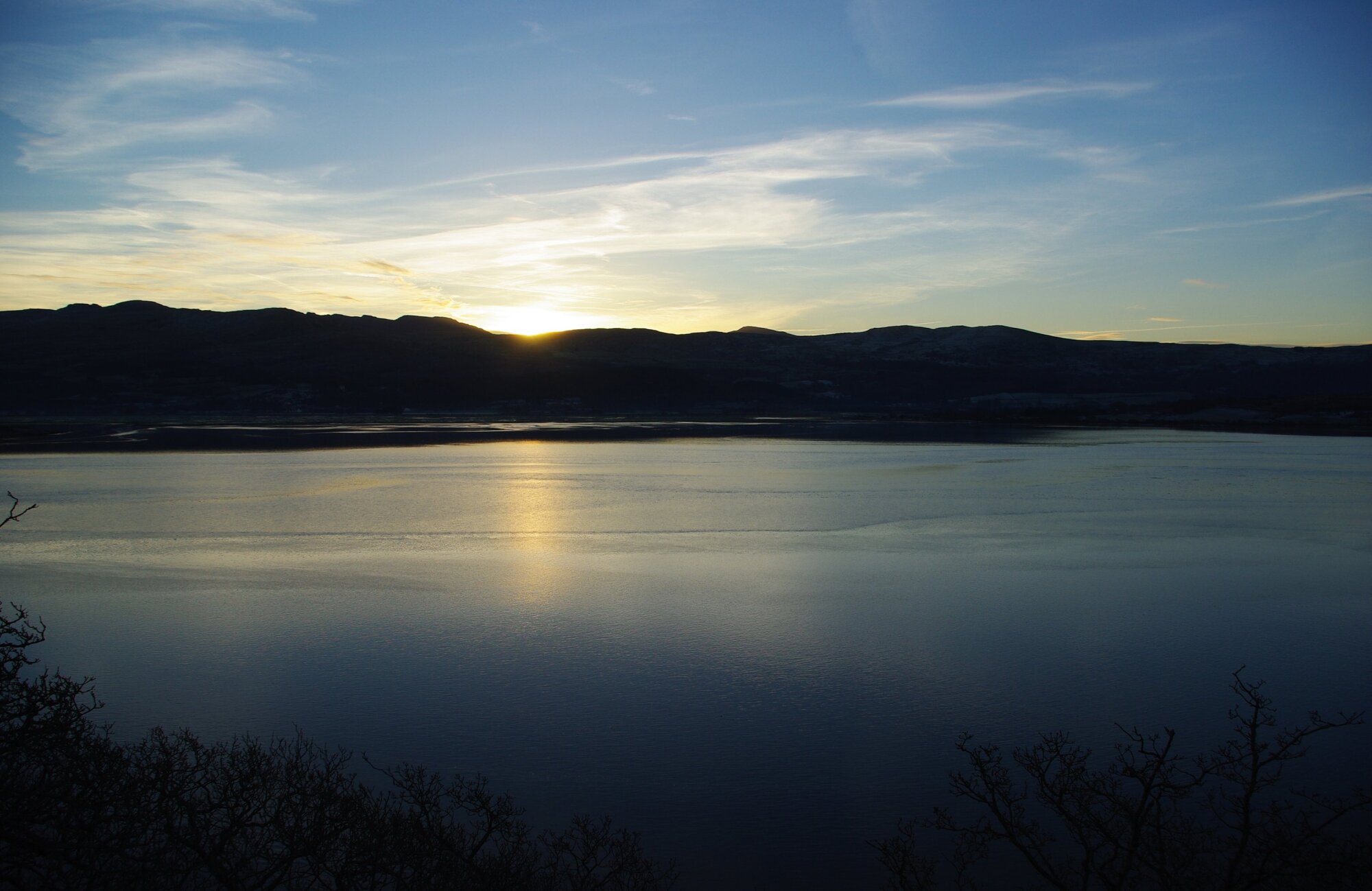 Sunset over River