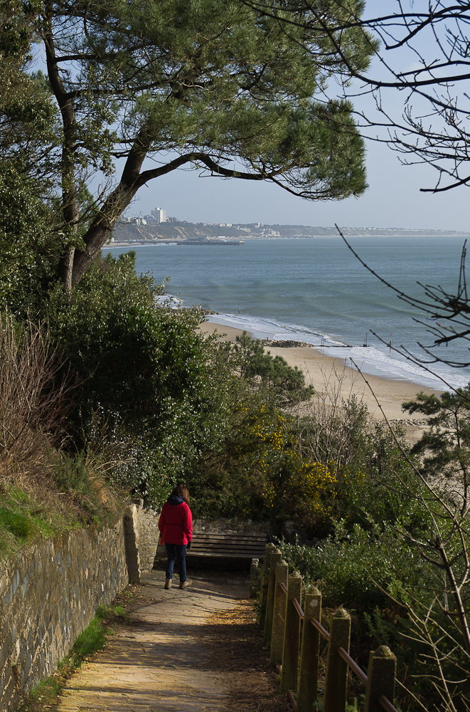 Path down to Bournemouth Seafront