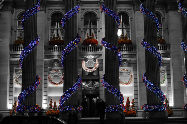 the dome bar edinburgh at christmas