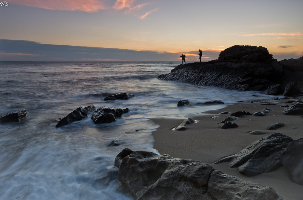 Fishing the sunset