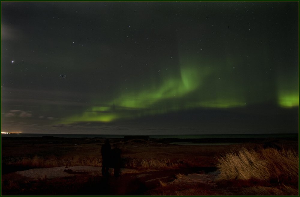 Northern Lights near Reykjavic