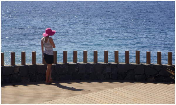 Girl in a Pink Hat