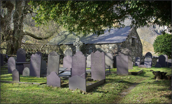 In a Country Churchyard, Nant Peris, Gynedd