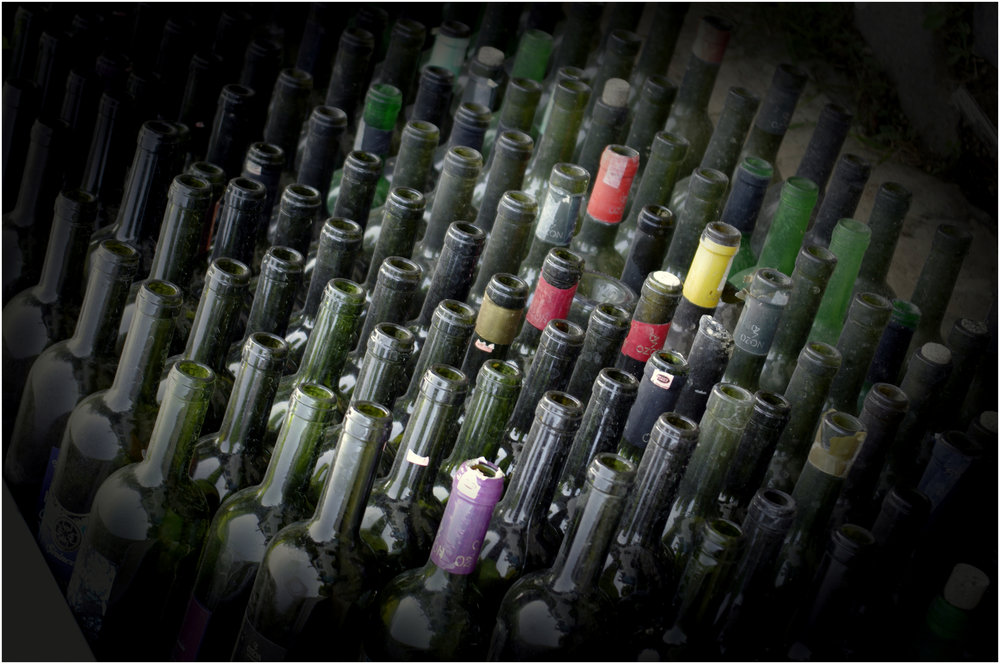 Empty Wine Bottles