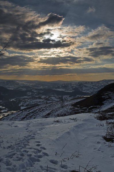 Looking down the Vale of Llangollen