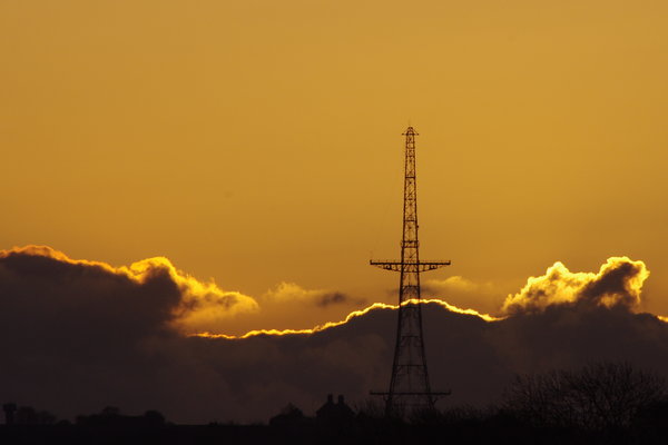 Sun rise over a sentinel