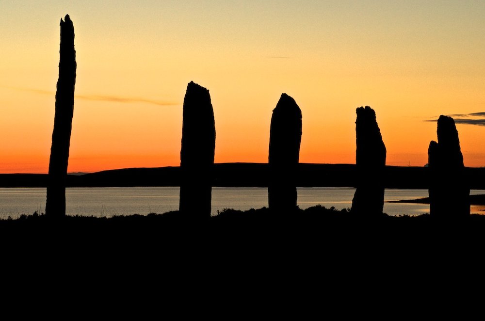 Ring of Brodgar, silhouette
