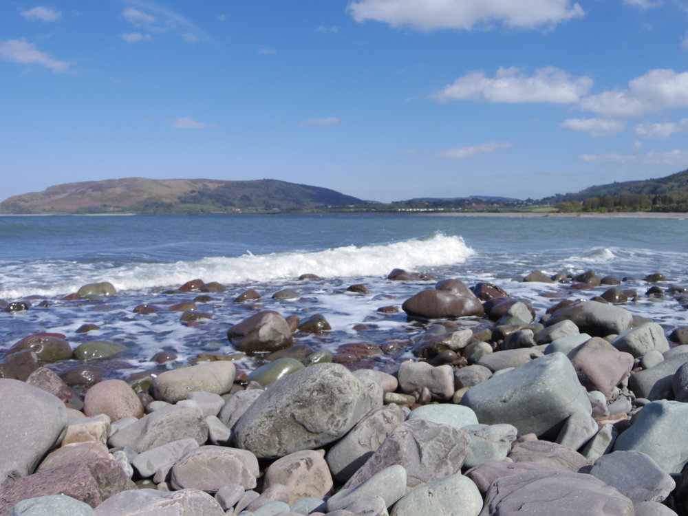 Surf at Porlock Weir, Somerset. UK