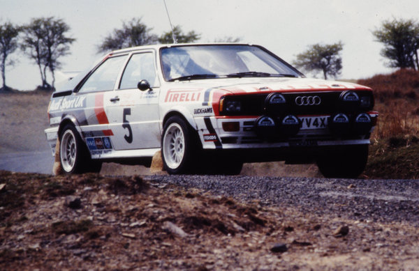 Bjorn Waldergaard  Phil Short Audi Quattro Welsh 1982