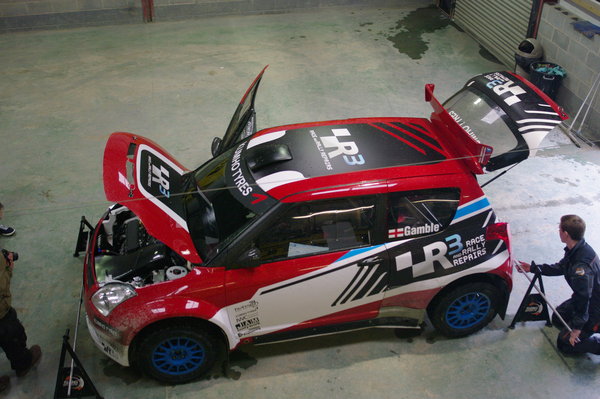 rally car test day