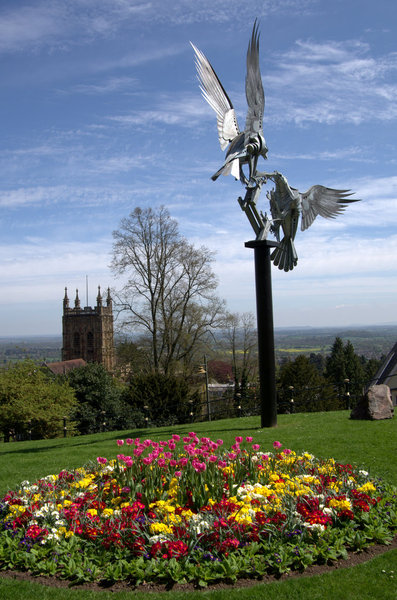 Rose Bank Gardens in Great Malvern