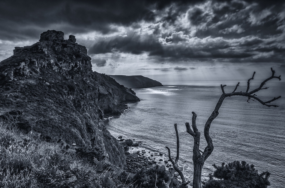 Valley of the Rocks Coast line.