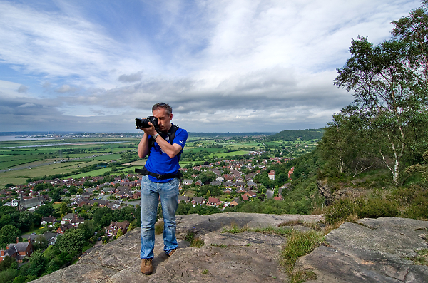 Me, by Shaun, on Helsby Hill