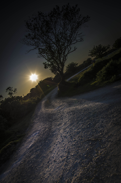 The road to South Penquite Farm