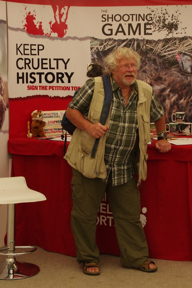 BILL ODDIE AT BIRDFAIR 2013