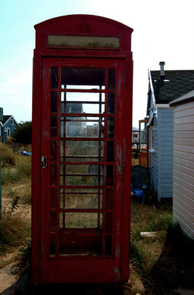 Box on the beach..