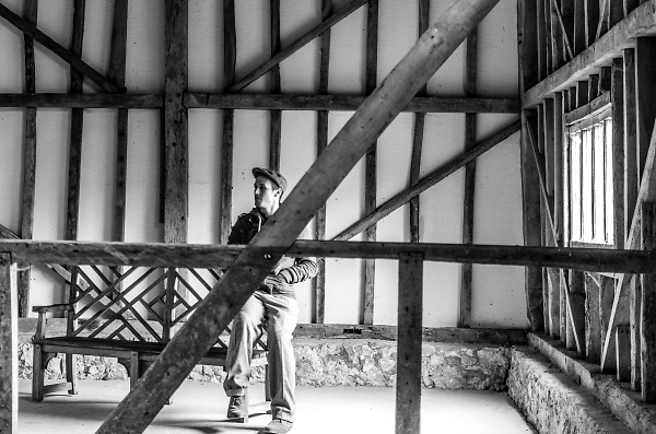 In a barn