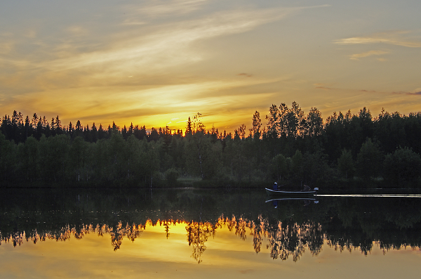 Midsommer night fishers
