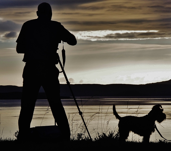 One photographer and his dog