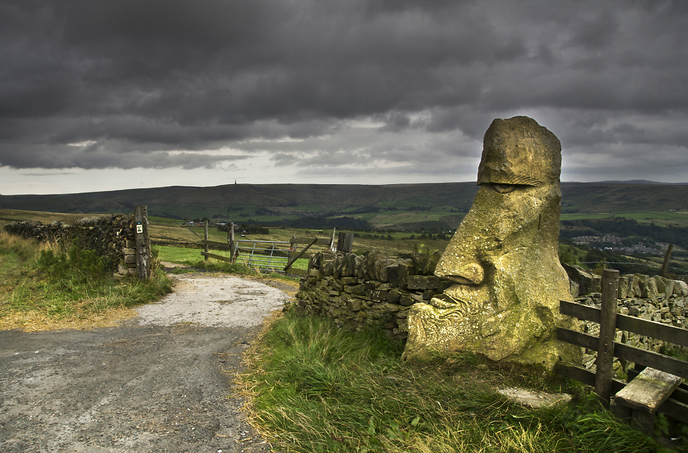 Stone Head above Todmorden